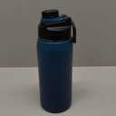 BJPKPK 36oz Insulated Water Bottle,Stainless Steel Bottles with Leakproof Spout Lid,Large Water Jug Wide Mouth,Keep Drinks Cold and Hot,Sea