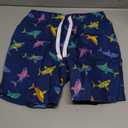 Cozople Boys Swim Trunks Compression Liner Swim Shorts Quick Dry Bathing Suit with Boxer Brief Swimwear 4-10T, Size 10