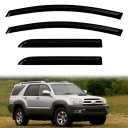Rain Guards for 2003-2009 Toyota 4Runner 4PCs Window Visors Wind Vent Sun Shades Deflector
