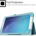 Fintie Folio Case for Samsung Galaxy Tab E 9.6 2015 (Model SM-T560/T561/T565/T567), Slim Fit Premium Vegan Leather Cover, Blossom