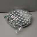 Green Gingham Party Decorations Green and White Checkered Birthday Themed Tableware Gingham Plaid Plates Napkins Forks Picnic BBQ Dinnerware Supplies for Baby Shower Birthday Serves 24 Guests