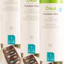 Cricut Removable Vinyl, Black | 3-Pack of 4ft Rolls (12" x 48") - Compatible with Maker & Explore Machines