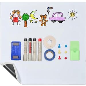 Removable Whiteboard Adhesive Contact Paper, 48×24" Magnetic Roll