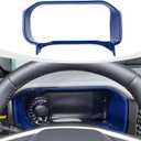 RAZPOY for Bronco Dashboard Panel Trim, Center Control Dash Board Cover Compatible with 2021-2024 Ford Bronco Interior Accessories, Blue (Not for 2025 Bronco, Not for Sport)