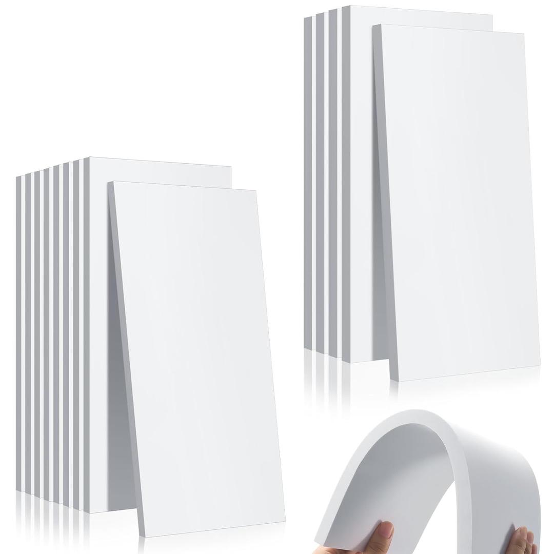 Preboun 12 Pcs Foam Cast Covers for Sports, 1/4" and 1/2" Thickness 6" x 12" Padded Cast Cover for Sports, Athletic Training Equipment, Ball of Foot Cushion, Blister Pads, Splints and Casts Pad (High Density)