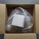 MAYNA Modern LED Chandelier, LED Pendant Light in Wood Finish, Adjustable Height Chandeliers with Irregular Ring, Modern Chandeliers for Dining Room Kitchen Island Living Room Bedroom, 6000K Daylight (19.7 inch - No Remote Control)