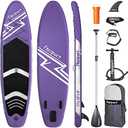 FBSPORT 11' Premium Stand Up Paddle Board, Yoga Board with Durable SUP Accessories & Carry Bag | Wide Stance, Surf Control, Non-Slip Deck, Leash, Paddle and Pump for Youth & Adult