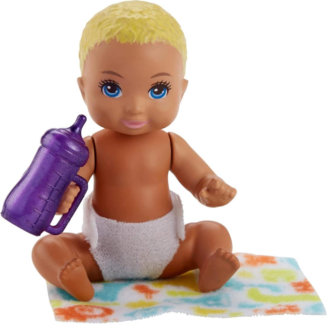 Barbie Babysitters Inc. Diaper Baby Story Pack (Blue,pink,purple)