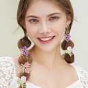 2 x Mini Hair Jaw Clips 12Pcs Sparkling Metal Flower Barrettes Non-Slip Metal Sparkly for Teens and Women Cute Hair Accessories (Pink)