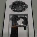 Luxury Metal Case for Apple Watch 8 7 45mm 6 44mm Band with Cover Heavy Duty Rugged Case Silicon Strap for men iWatch 6 5 4 SE 44mm Full Protective Cover (Black-Rose Gold)