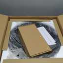 YIMAI Black Glass Vessel Sink 16.5" x 16.5" x 5.5"  Tempered Glass Above Counter Round Bathroom Sink Bowl Countertop Modern Sinks with Faucet and Drain Combo, Easy Install for Master or Powder Room