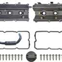 Engine Parts Valve Cover Set Compatible with Infiniti G35 FX35 M35 Nissan 350Z 2003-2008 3.5L V6 Replace 13264-AM610 036-0009 13270-8J102 13264-AM600 036-0008 13270-8J112