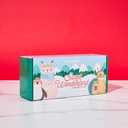 Thoughtfully Holiday Character Caramel Candy Gift Set  6 Mini Boxes  Polish Classic & Fudge Chocolate Caramels  Stocking Stuffers, Secret Santa, Teacher & Office Gifts