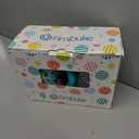 Fimibuke 16oz Kids Insulated Tumbler with Handle & Straws - 2 Pack BPA FREE 18/8 Stainless Steel Toddler Cups with Sip/Swig 2-in-1 Lids, Leak Proof Kid Drinking Cup Travel Mugs for Children Boys Girls (B4.Dinosaur & Monster Car)