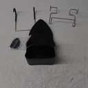 Alpinista Ironing Board Hanger Wall Mount Ironing Board Holder Wall Mount for Laundry Rooms Storage Organizer, Black