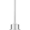 Emak Brushed Nickel Pendant Light Fixtures, Modern Pendant Lights Kitchen Island with Milk Glass Shade, 10 Inch Large Island Lights for Kitchen, Dining Room, Bathroom, PL126-BN-ML, Brushed Nickel & Milk Glass, 10 inch - 1 Light(1 Pcs)