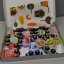 Toys for Toddlers, 11 Magnetic Wooden Animals Train Set, Montessori Toys for Toddlers, Preschool Learning Activities for Kids, Birthday Gifts for Boys, Girls