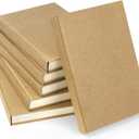 Dynta Hardcover Sketchbook Blank Notebook Bulk 6 Packs Unlined A5 Size 5.7x8.3 120 Sheets/240 Pages Premium Paper Sketch Pad for Drawing Books Art Supplies for Office School Travelers Journal
