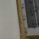 Americanflat 28x40 Poster Frame with Polished Plexiglass - Use as 24x36 Frame with Mat or Display 28x40 Photo Without Mat - Streamline Collection - Thin Border Picture Frames for Wall - Gold