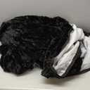 Bean Bag Sofa Cover (Dark Gray, 6FT(D153*H65cm) ONLY Cover)