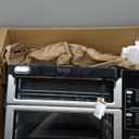 Ninja DCT401 12-in-1 Double Oven with FlexDoor, FlavorSeal & Smart Finish, Rapid Top Convection and Air Fry Bottom , Bake, Roast, Toast, Air Fry, Pizza and More, Stainless Steel