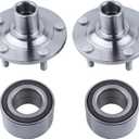 2 x Front Wheel Hub Bearing Assembly Fit for 2005-2013 Mazda 3,2006-2013 Mazda 5,Replace 510102