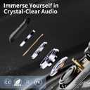 ai Translation Earbuds Translator Earphones Real Time with AI App Supporting 145 Languages, Clear Sound Quality Long Battery Life, Ergonomic Design, Perfect for Travel, Study, Business (Black)