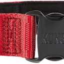 KONG Ultra Durable Padded Comfort Handle Dog Collar (Large, Red)