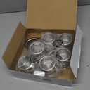 Internet's Best Triangle Magnetic Spice Rack - 6 Jars - Round Storage Spice Rack Set - Clear Sift and Pour Lid - Stainless Steel