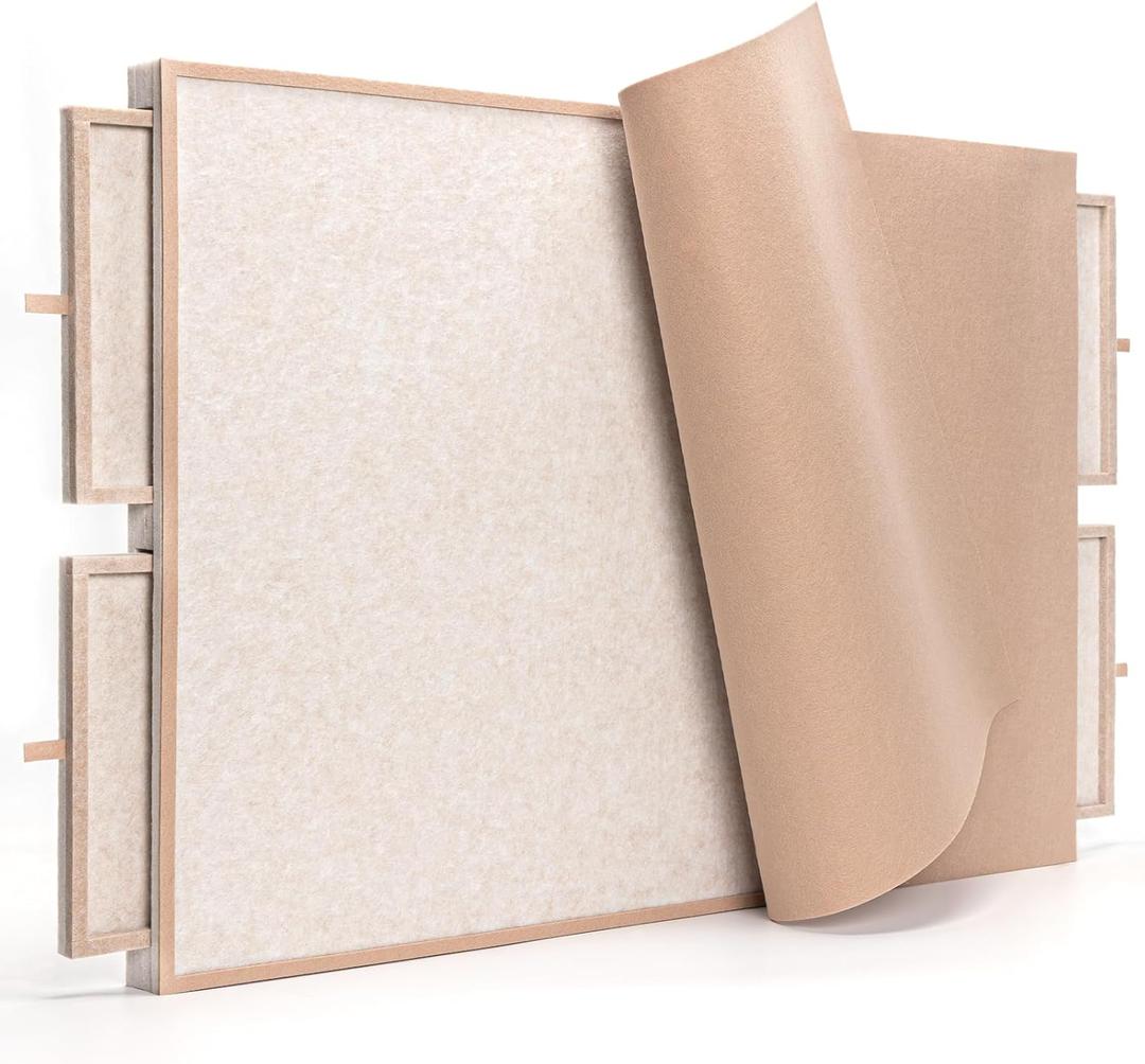 Puzzle Board with Drawers & Cover, Lightweight Felt Jigsaw Playing Board for 1000 Pieces, Portable Puzzle Display Board with Sorting Trays - Oatmeal