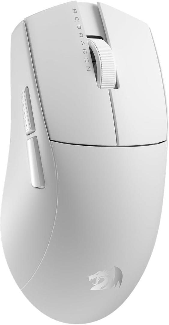 Redragon M916 PRO 3-Mode Wireless Gaming Mouse, 55G Ultra-Light 26K DPI Mouse w/Ergonomic Natural Grip Build, Full Programmable Buttons, Software Supports DIY Keybinds & DPI