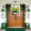 St. Patrick's Day Garden Flag 28"x40", Double-Sided Shamrock Garden Banner, Irish Outdoor Decoration for Yard, Patio, Lawn, Porch