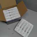 150 Pcs 1ml Syringes with Caps Oral Dispenser Individually Sterile Warpped for Medicine Dropper, Colostrum Collect Feeding Pets, Liquid