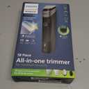 Philips Norelco Multigroom 5000 Series, All-in-One Trimmer and Hair Clipper, 18-Piece Men's Grooming Kit for Beard, Face, Hair, Body and Intimate Areas, No Blade Oil Needed, Model MG5910/49 (Black)