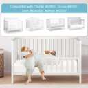 Salcod Toddler Bed Conversion Kit (M12599) - CPSC Certified, Toddler Safe Guardrail Compatible with Davinci Crib: Charlie (M12801), Grove (M9301), Liam (M13401G), Nathan (M12501), White