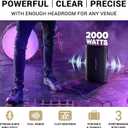 HeadRush FRFR108 MKII - 2000W Electric and Bass Guitar Amp, 8" Full-Range Flat-Response Bluetooth Speaker for Multi-FX and Amp Modeling Processors