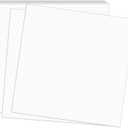 White Cardstock 12x12inch Card Stock Cover Paper 50 Sheet 85lb / 230gsm Thick Craft Paper for Scrapbooking, Home, School, Office, Craft Painting Art Works