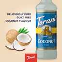 Torani Sugar Free Syrup, Coconut, 25.4 Ounces (Pack of 1) (EXP 10/14/27)