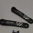 PROWHEEL Ebike Crank Arm Available in Square Hole,140MM/152MM/160MM/165MM/170MM/175MM Black Bike Crank Arm for Electric Bike,Mid Mounted Motor,Torque(1 Pair)