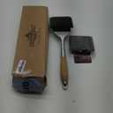 XUDKAKAIXIN Grill Brush Bristle Free,with 1 Replacement Head,Unique Steel Fibers Pad [Safe & Efficient] Perfect for Cast Iron/Stainless-Steel Grates-,Grill Cleaner for Outdoor Gril,Gifts for Men/Dad