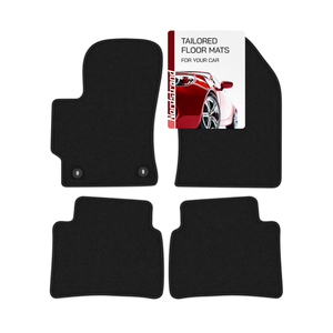 Floor Mats for Toyota Corolla 2012 2013 2014 2015 2016 2017 2018 - Custom 3D Fit - 1st and 2nd Row Set - Rubber Anti-Slip Backing - Heavy Duty 22oz Carpet Mat - All Weather Car Liner Floormats
