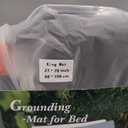 Grounding Mat with Grounding Cord, Anti-Static Earthing Pad for Home & Bed Use, Non-Slip Soft Conductive Mat (King, 27"x78"x68"x"198")