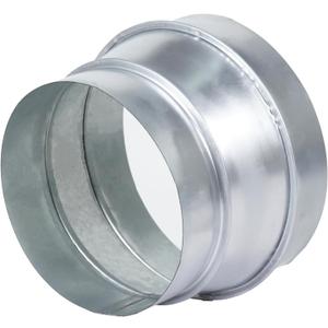 TOP-VIGOR 7" to 6" Round Air Duct Reducer, Galvanized Steel Vent Reducer Connector for Inline Fan, Dryer Vent & Range Hood, Easy Slip-Fit Installation