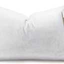 12x24 Feather Lumbar Pillow Insert, Decorative Throw Pillow Insert for Covers, Fuller Fit with Soft Support for Bed and Couch
