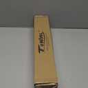 TONIAL Curtain Rod 32 to 58 Inch(2.6-4.8ft), Telescoping Splicing 3/4 Drapery Rods for Windows 20 yo 54 Inches, Decorative Single Rod with Small Cap Finial, Silver