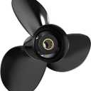 OEM 13 1/4x17 Upgrade Aluminum Propeller Fit BRP,Johnson,Evinrude,OMC Stern Drive 40-140hp(Hub Kits Included),13 Spline,Parts No. 765183,RH