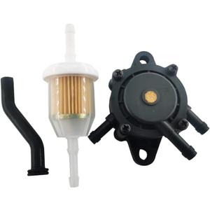 808656 Fuel Pump for B&S Lawn Mower Tractor Gas Vacuum Fuel Pump with Fuel Filter for Honda Yamaha 491922 691034 692313 808492 John Deere Kohler 17HP-25 HP Small Engine
