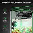VIVOSUN AeroWave A6 Grow Tent Clip Fan, 6" Auto Oscillating Fan, Secure Non-Slip Clamp, Strong Air Circulating, and Low Noise, for Hydroponic Ventilation, 1-Pack
