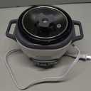 BLACK+DECKER 3-Cup Rice Cooker, RC503, 1.5-cup Uncooked Rice, Steaming Basket, Removable Non-Stick Bowl, One Touch, White