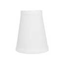 Aspen Creative 32661-9B, Empire Clip-On Chandelier Lamp Shade, Off-White, 2 1/2" Top x 4" Bottom x 5" Slant Height, Set of 9